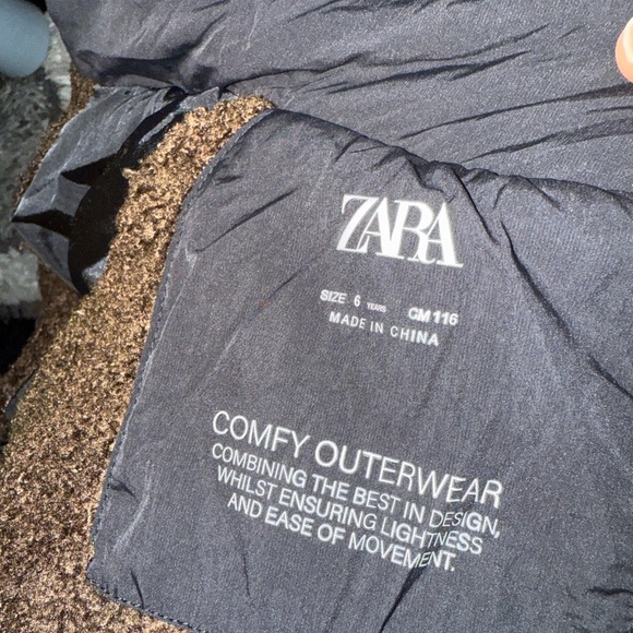 Zara Kids Water Repellent Puffer Jacket 6Y NEW - Picture 6 of 7